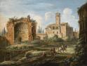 Dipinto: View of Santa FRancesca Romana